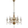 Миниатюра фото подвесная люстра vele luce rocca vl1794l06 | 220svet.ru