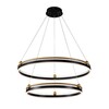 Миниатюра фото подвесной светодиодный светильник crystal lux fernando sp123w led black/gold | 220svet.ru
