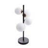 Миниатюра фото настольная лампа arte lamp gemini a2243lt-4bk | 220svet.ru
