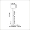 Миниатюра фото торшер lumion torry 8441/1f латунь | 220svet.ru