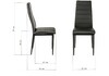 Миниатюра фото стул dc2-001 black / white | 220svet.ru