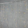 Миниатюра фото гирлянда бахрома 5 x 0,9 м желтая 220в, 348 led, провод прозрачный силикон, ip65 ltc ecc348-10-2y | 220svet.ru