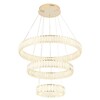 Миниатюра фото подвесной светодиодный светильник crystal lux sp150w led gold | 220svet.ru