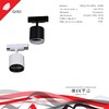 Миниатюра фото трековый светильник reluce technical 53022-9.3-001il gx53 wt | 220svet.ru
