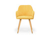 Миниатюра фото стул деревянный woodville инфини 360 горчичный/ светлое дерево 631756 | 220svet.ru