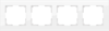 Миниатюра фото рамка из стекла на 4 поста werkel favorit wl01-frame-04 | 220svet.ru