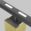 Миниатюра фото трековый магнитный светодиодный светильник maytoni alfa s tr133-2-7w4k-bs | 220svet.ru