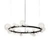 Миниатюра фото люстра 8828p/l black/clear delight collection | 220svet.ru
